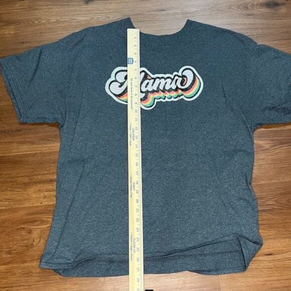 Gildan Smart Basics “Mama” Retro Rainbow Graphic Tee – Size XL - Picture 6 of 6